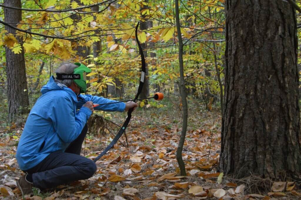 Archery tag gebukt
